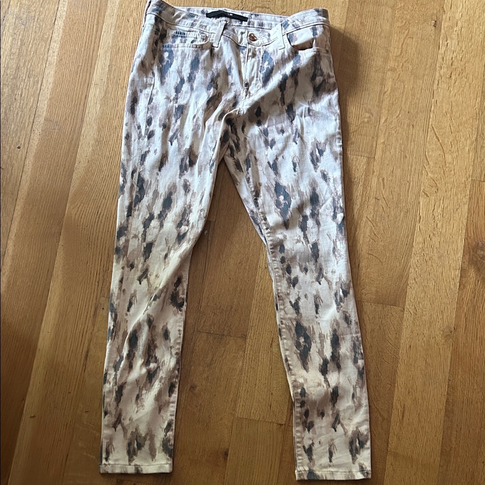 Joe's Jeans Women's Skinny Jeans - Brown and Gray Pattern